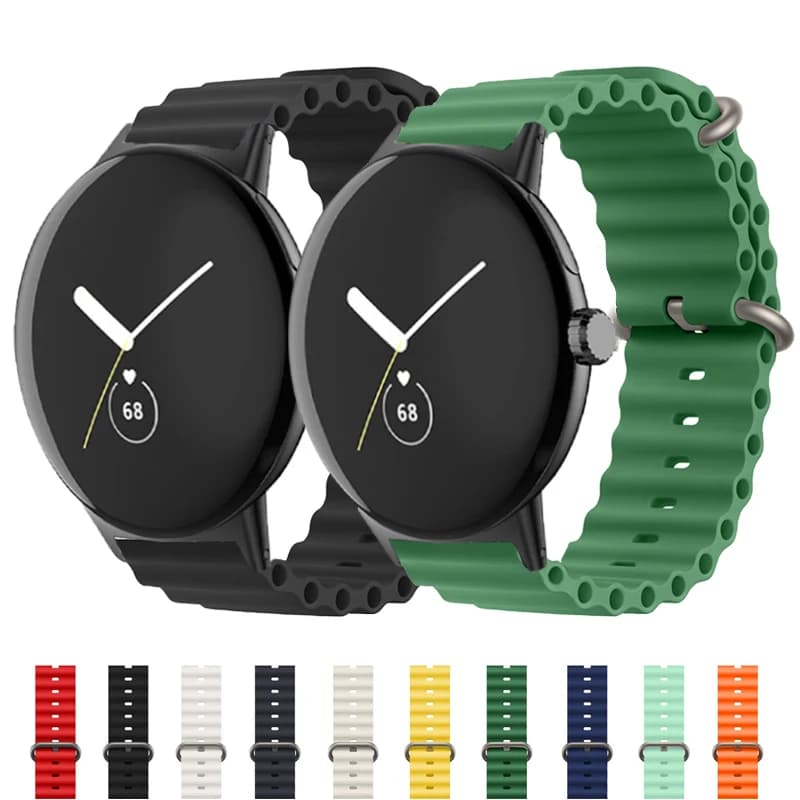 Oceanic bracelet for spare strap for Google Pixel watch strap Silicone sports strap Correa for Pixel watch strap accessories