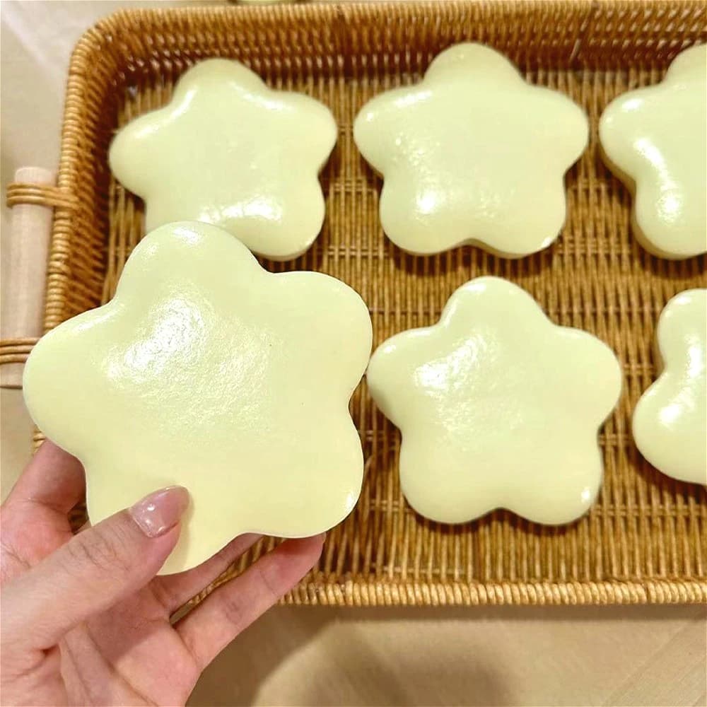 Giocattolo Antistress a Forma di Torta Stellata Morbida, a Lenta Risalita, Sensoriale, per Ansia, ADHD, Autismo, Regalo per Bambini e Adulti