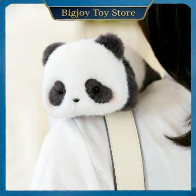 52TOYS Panda Roll Shoulder Plush Doll Kawaii Animal Soft Stuffed Toy Collectible Room Decoration Birthday Gift For Panda Fans