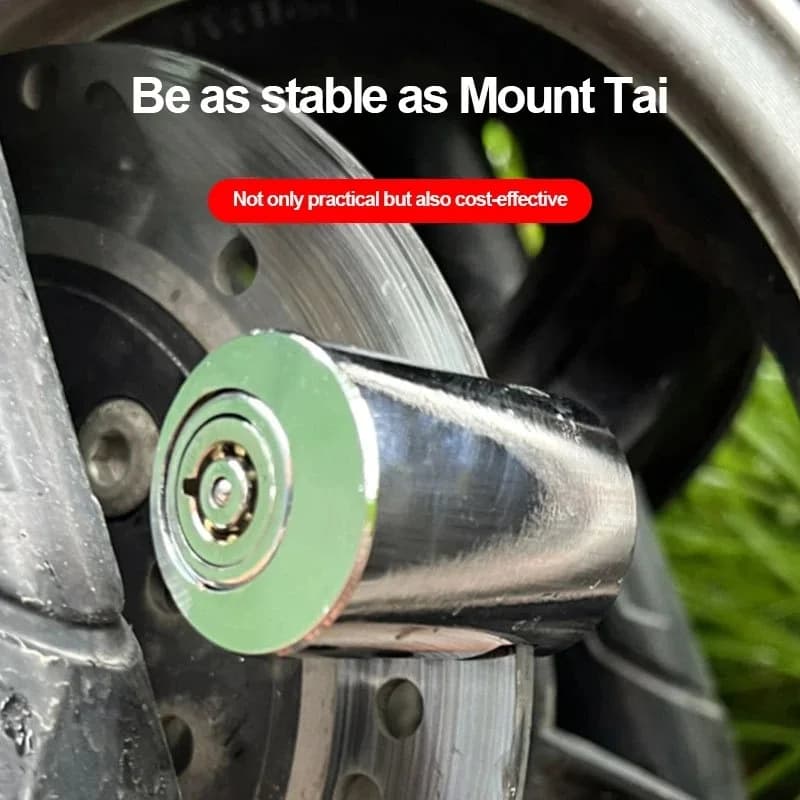 Serratura del freno a disco della locomotiva del motociclo della bicicletta dell'acciaio inossidabile serratura del freno a disco della ruota robusta di sicurezza antifurto impermeabile