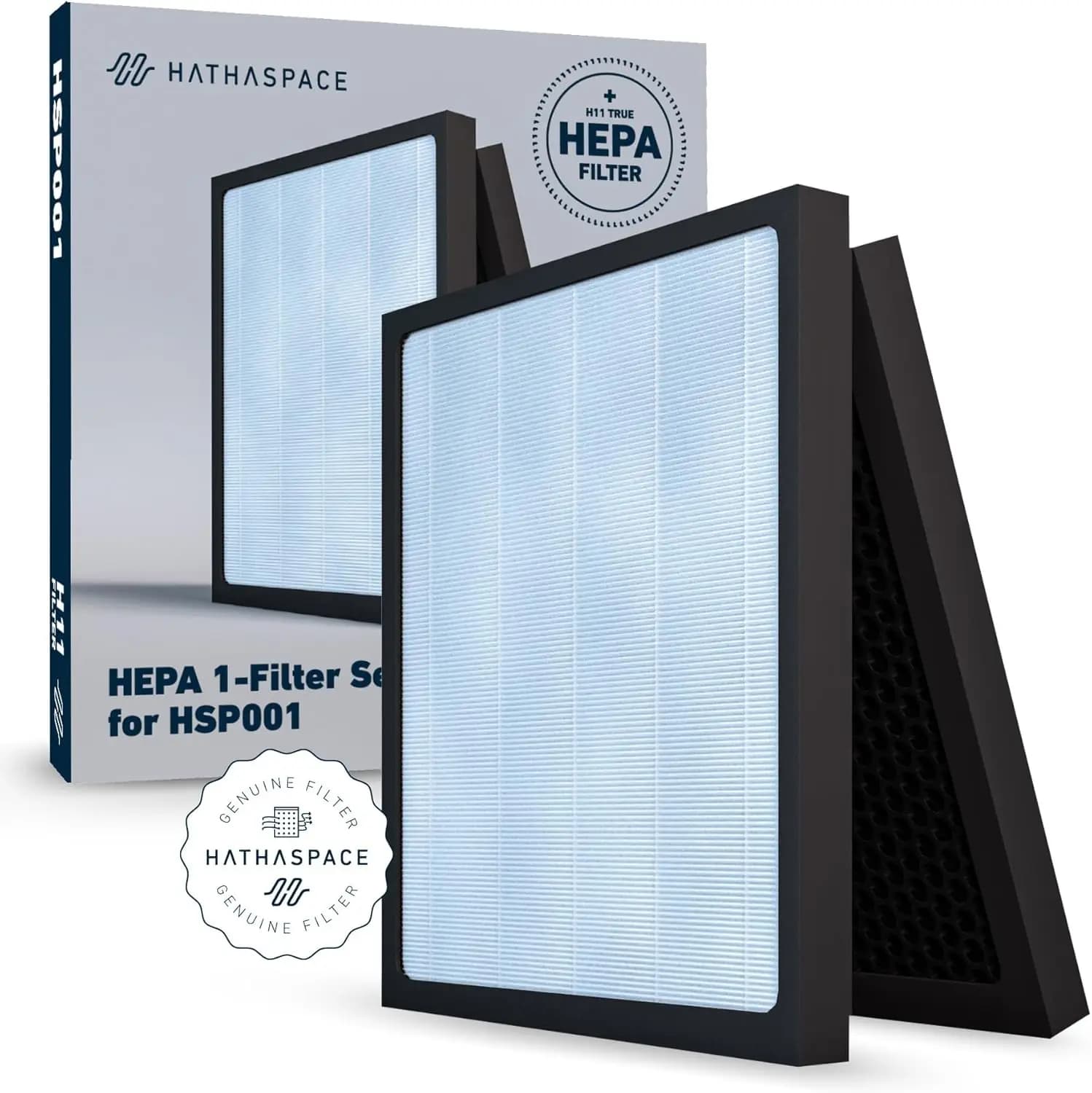 Filtro purificatore d'aria a 4 stadi con vero HEPA, cattura il 99,97% di polvere, fumo e odori, facile da installare
