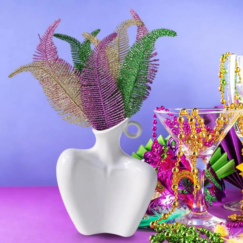 Decoration with Glittered Sweat Sheets, Realistic Artificial Stones in Golden Green and Purple, Felt Sheets for Wedding Centerpieces and Celebrations