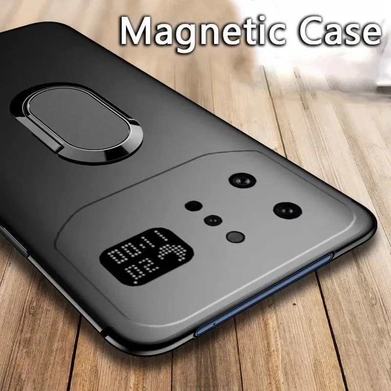 Skinlee Case For Infinix Note 60 Ultra Car Magnetic Ring Silicone Soft Shockproof Shell For Infinix Note 60 Pro 5G Phone Cover