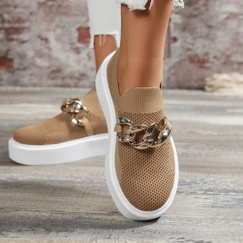 Scarpe da donna di moda Nuove scarpe casual in mesh estivo Scarpe da ginnastica avanzate con suola spessa per donna Mocassini firmati di lusso Zapatos Mujer