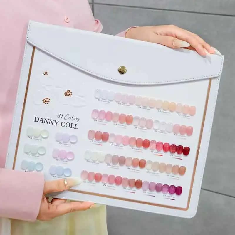 Dannycoll 31 pz Gel Gel Polish Set Stile Coreano Traslucido UV Soak Off Gelpolish Nail Art Gel Polish Manicure Nail Gel Lacca