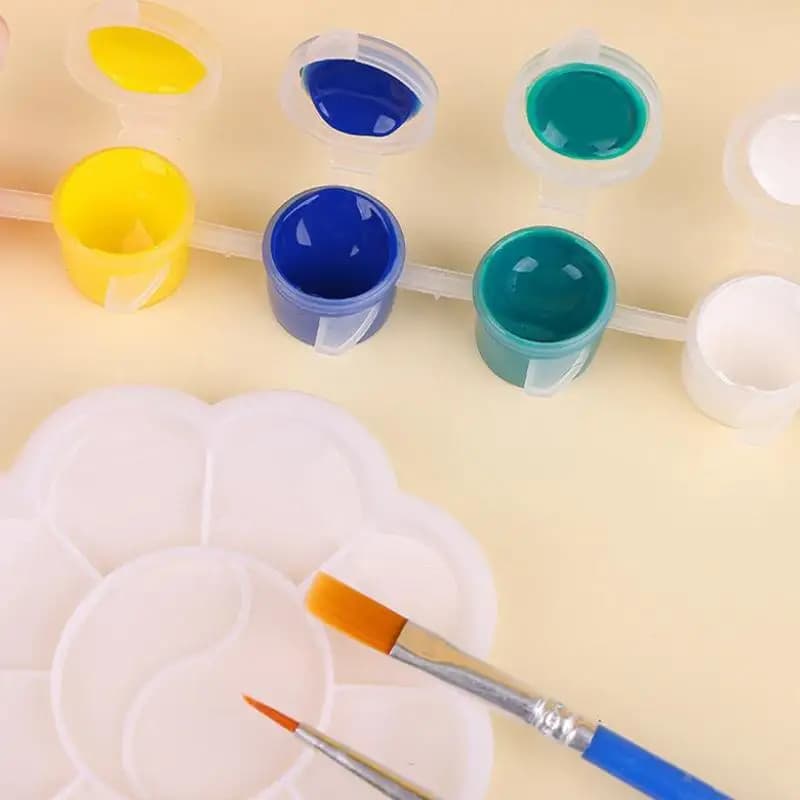 2ML Acrylic Paint Pigment Set For Kids DIY Painting Crafts Gypsum Doll Decoration Student Art Supplies