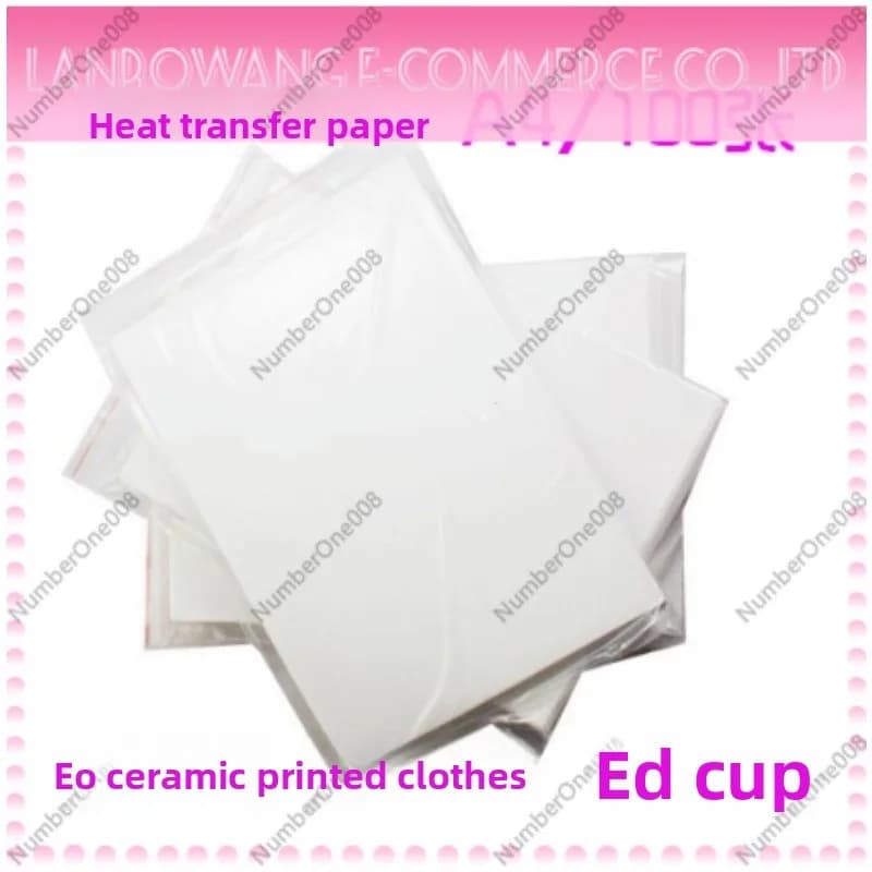 Imported A4 heat of sublimation transfer/quick drying paper, baking cup paper, printing T-shirt/ceramic paper 100