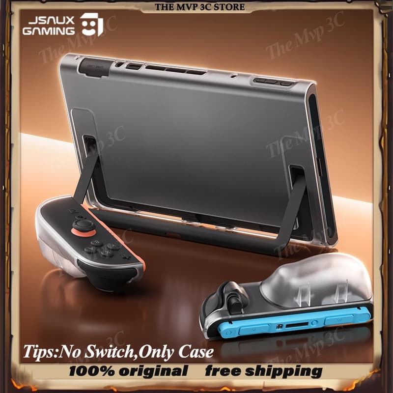 Grandi vendite Jsaux Switch 2 2025 Custodia protettiva antiscivolo Anticaduta Avvolgimento completo con impugnatura ergonomica Scanalatura precisa in silicone