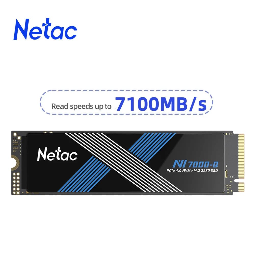 Netac M.2 SSD 1TB 2TB SSD 4TB Disco rigido M2 SSD M.2 NVMe PCIe4.0X4 SSD Disco rigido interno per PS5 Laptop Desktop
