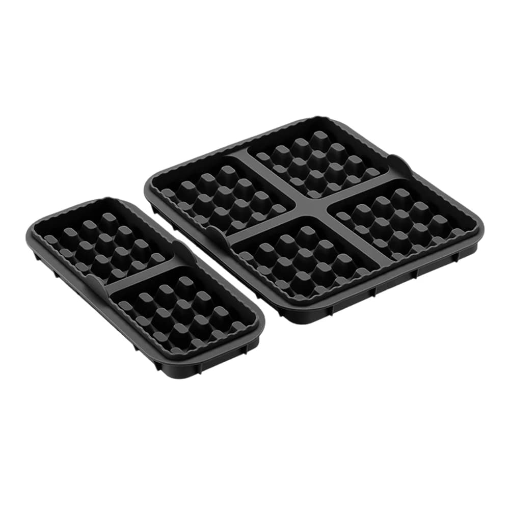 Silicone waffle mold for air fryer, easy to clean, folding design for waffles, cakes, puddings, ice cube tray