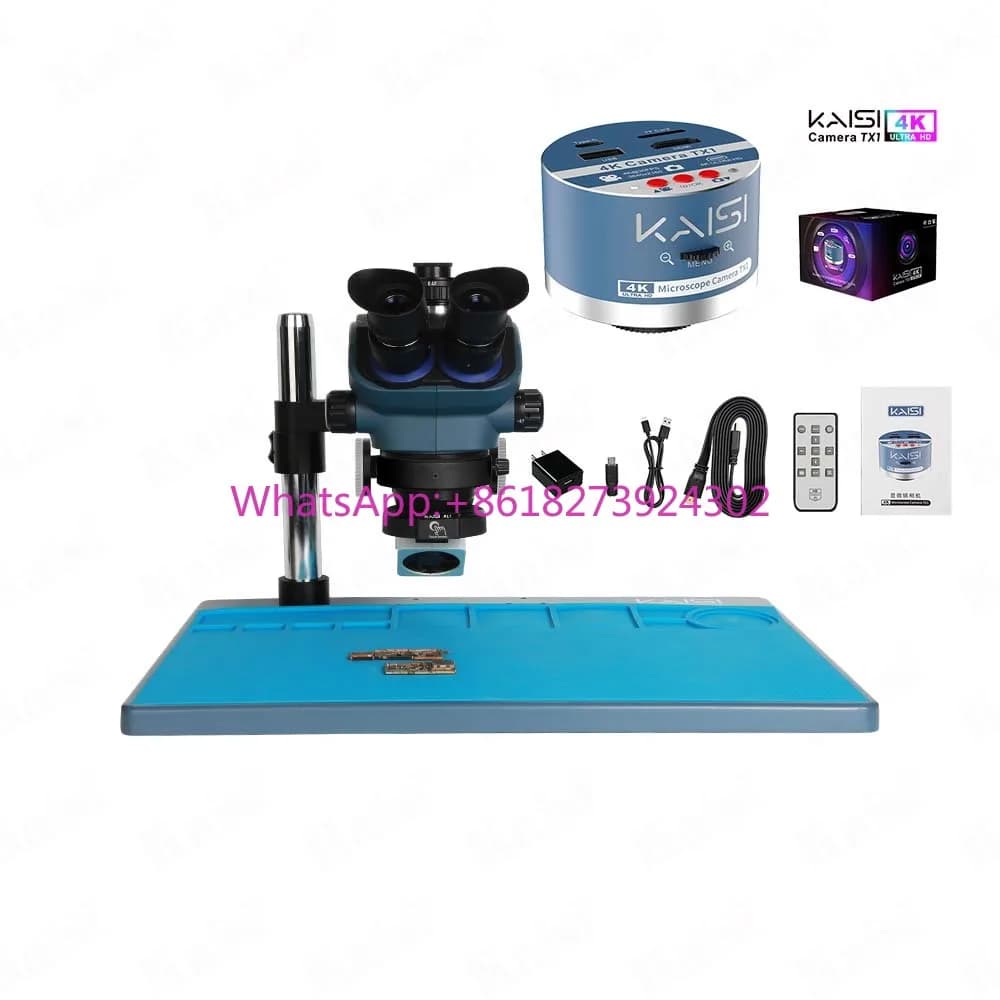 Microscopio TX-350S Plus per la riparazione di telefoni cellulari Plus fotocamera TX1 4K Configura una nuova piastra inferiore super grande