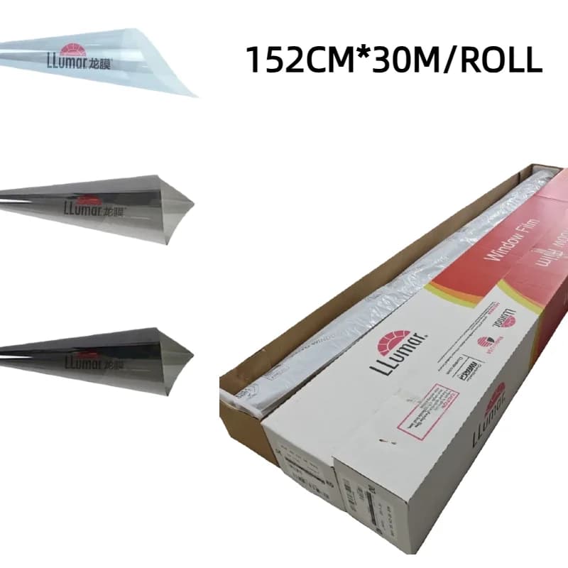 LLumar 152CM Car Glass Film * 30M Solar Protection Film for Thermal Insulated Protection for Window Glass