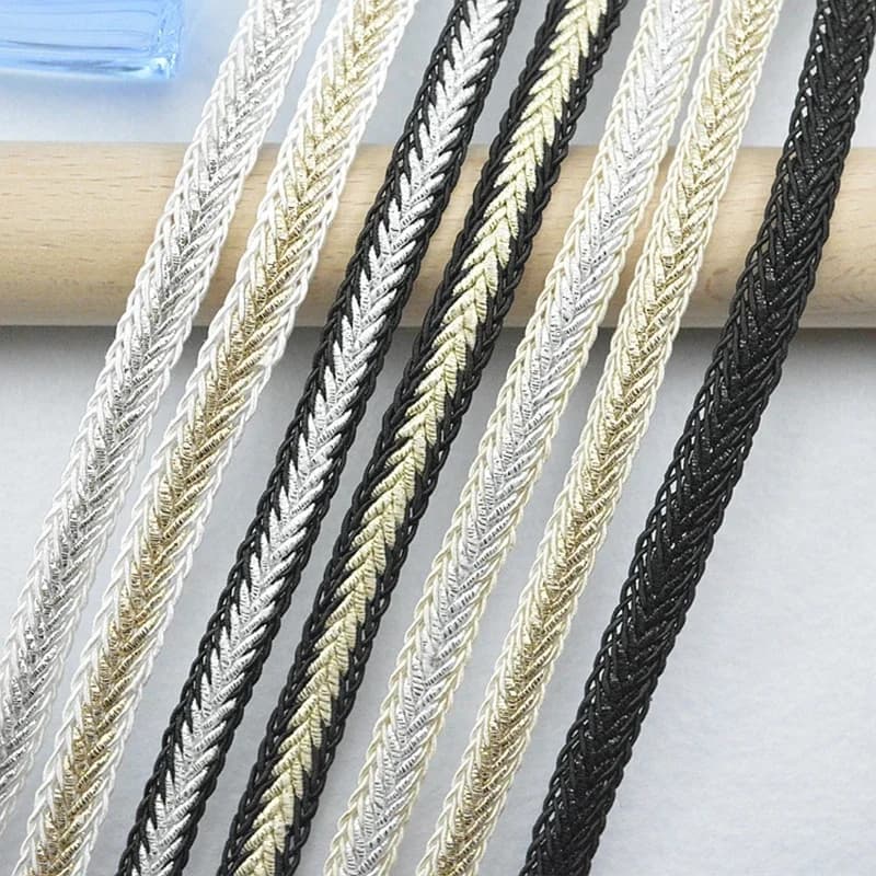 5Meters/196.85In Per Pack of New Fashion Accessories for Women's Dresses, Double-Sided Floral Exquisite Headwear Accessories, Wo