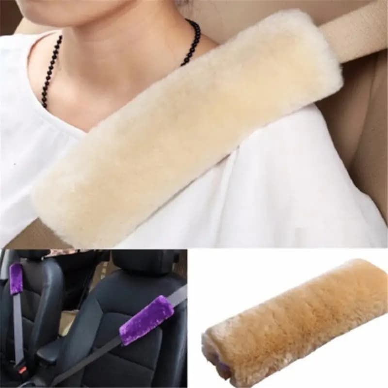 2025 New2 pezzi/set protezioni per le spalle della cintura di sicurezza dell'auto coperture in peluche forniture automobilistiche accessori interni