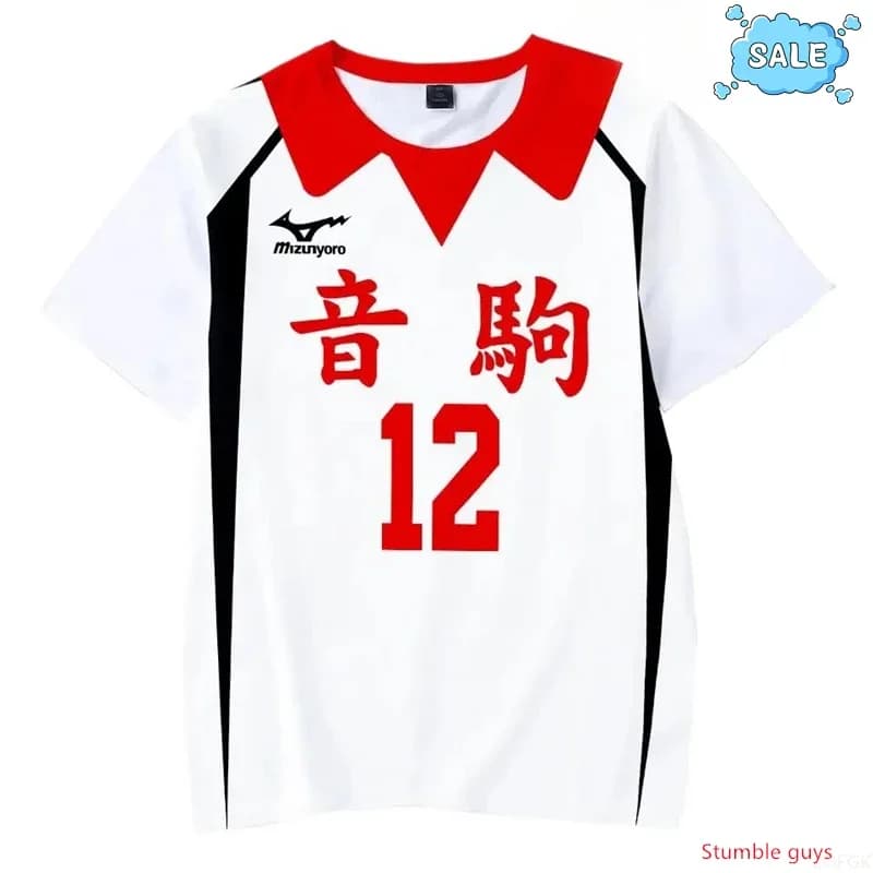 Maglietta Nekoma Daily Wear Jersey Haikyuu Anime Kuroo Tetsurou Kozume Abbigliamento Sportivo Cosplay Pallavolo per Bambini e Ragazzi
