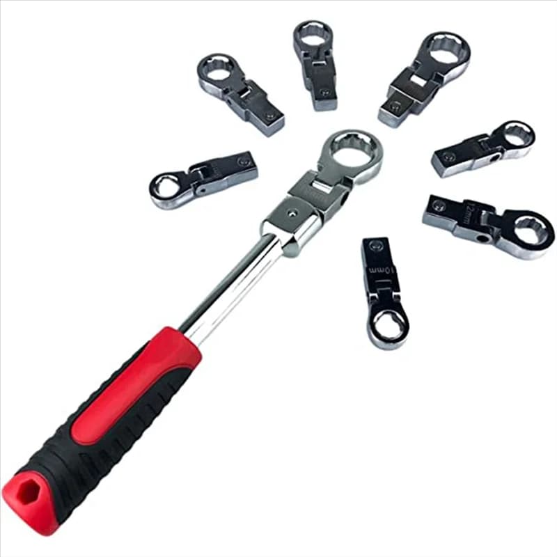 BHBD-9-19Mm 8-Piece Wrench Set Multi-Function Gear Wrench Ratchet Combination Wrench Wrench Hand Tool