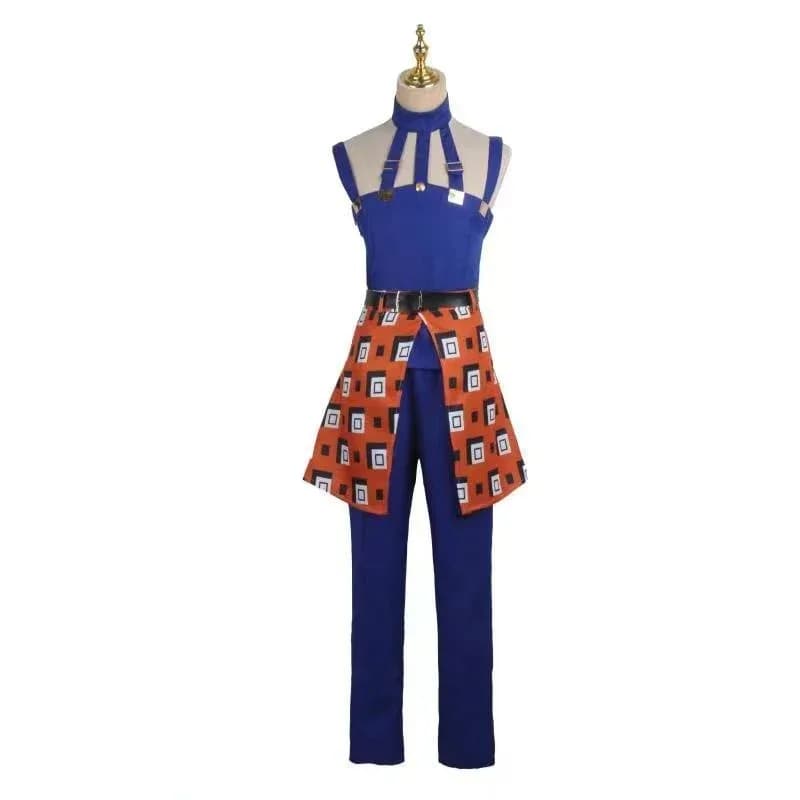 Anime JoJo Bizarre Adventure Enjoy N Orange Cosplay uniform show costume for Halloween Carnival