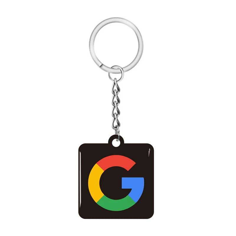 Portachiavi con recensioni cliente collegate in Google con chip NFC integrato