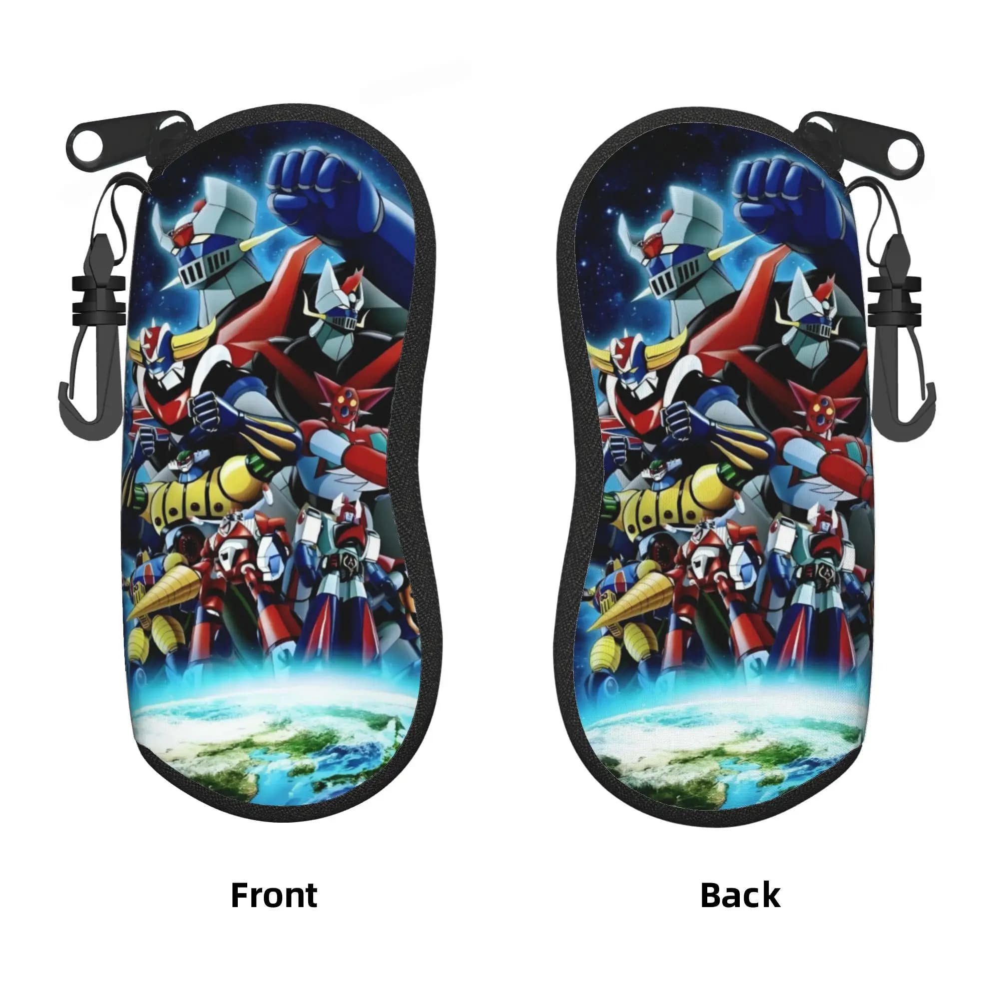 Goldorak Grendizer Goldrake UFO Robot Shell Eyeglasses Case Cool Anime Mechanical Warrior Glasses Case Sunglasses Box Pouch