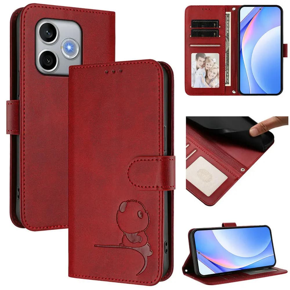 Custodia a libro in pelle RFID per Huawei Honor 600 Pro 5G, Honor 600 Lite, Honor 600 Smart, Cover Honor 600 Pro