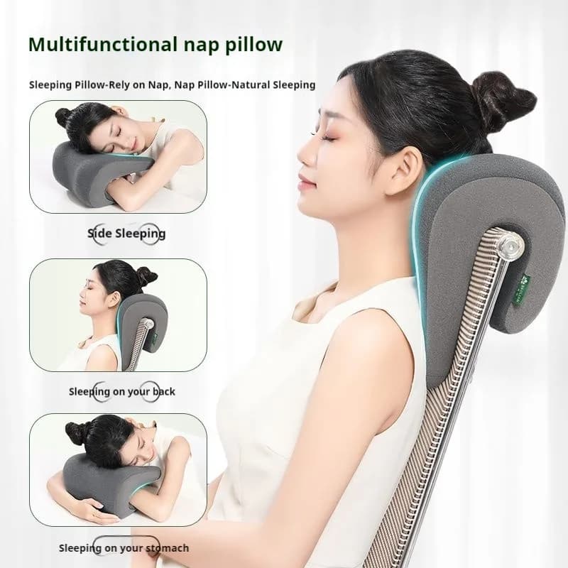 Cuscino poggiatesta per sedia da ufficio Cuscino di supporto per poggiatesta per collo Cuscino ergonomico per poggiatesta Cuscino per dormire in memory foam