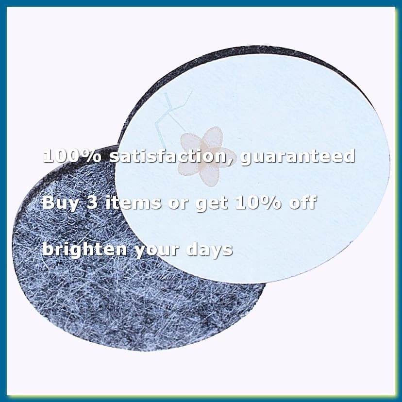 50Pcs Round Shaped Table Chair Furniture Leg Felt Mat Pad Gray