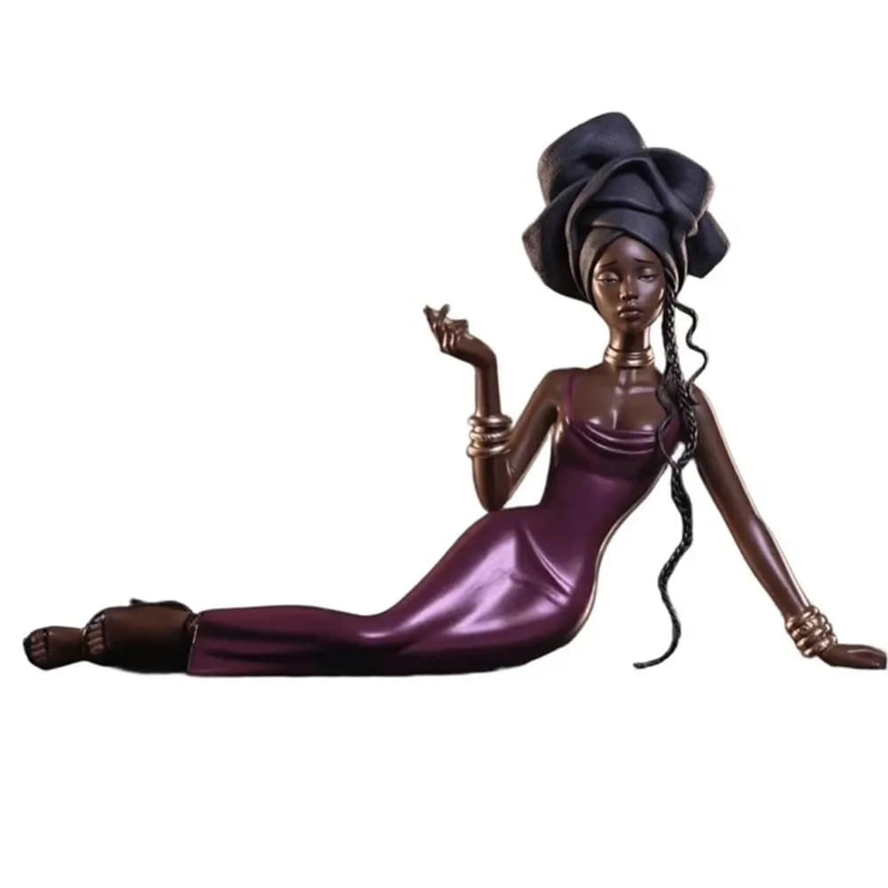 Porta Incenso Artigianale, Elegante Statua Aromatica Creativa, Bruciatore di Incenso Moderno in Resina con Figurina Astratta Femminile per la Casa