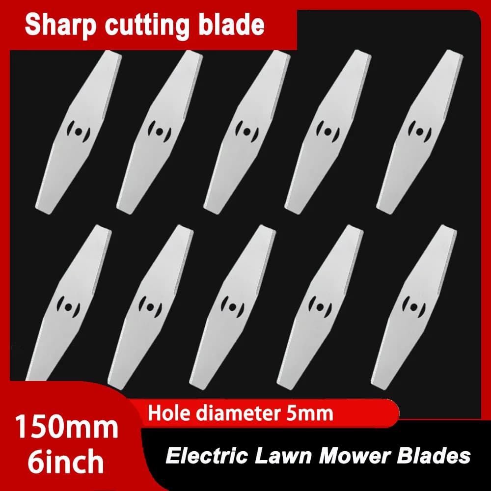 150mm Alloy Replacement Saw Blade Metal Trimmer Head for Rechargeable Battery Lawn Mower Home Garden Cutting Machine Accessories