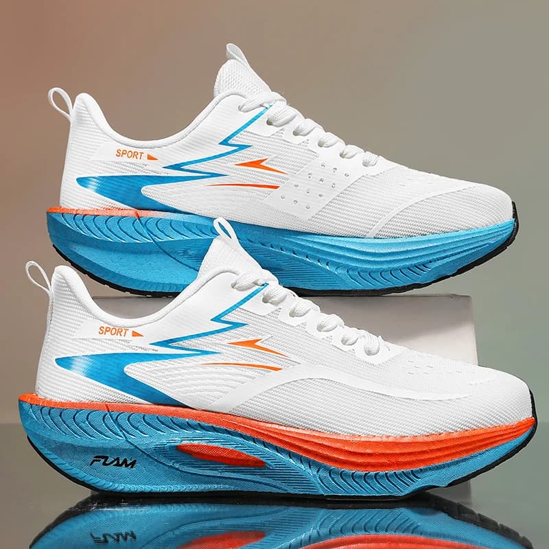 Nuove Scarpe da Corsa Sportive 2026 per Uomo e Donna con Piastra in Carbonio, Ammortizzazione ad Aria, Traspiranti, Leggere e Comode Sneakers Atletiche Antiscivolo
