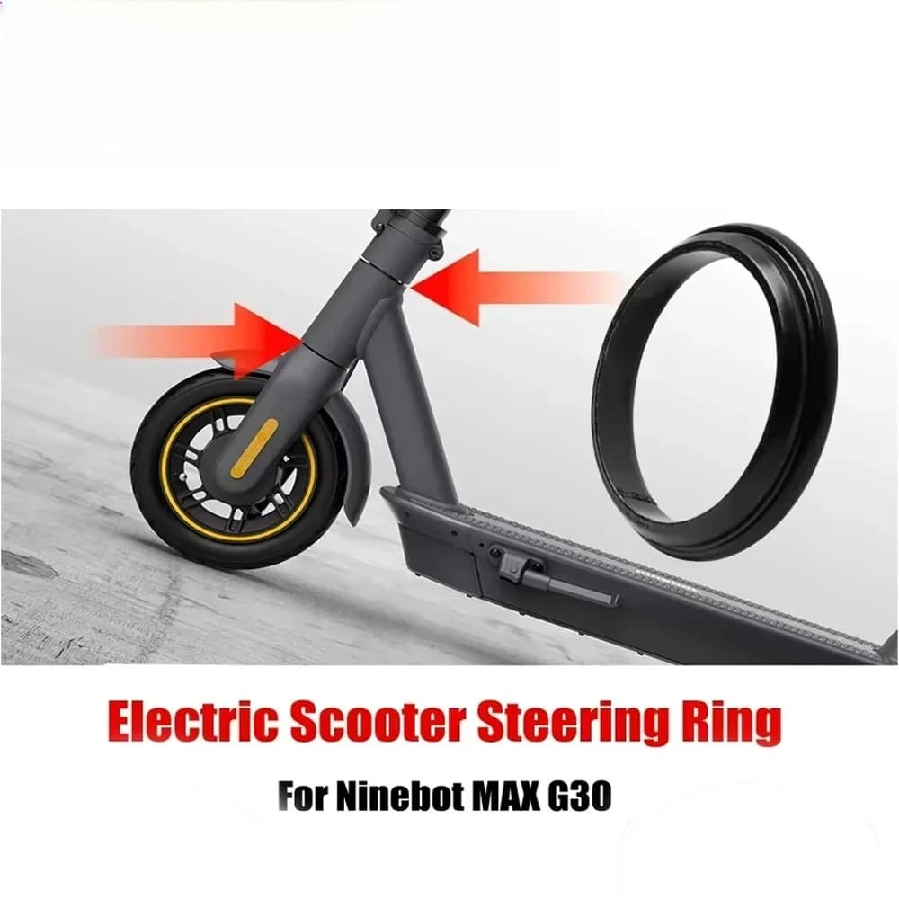 Parte rotante della ciotola del cuscinetto della forcella anteriore dello scooter elettrico per Ninebot MAX G30 Set sterzo circolare superiore/inferiore dello scooter elettrico Sostituisci le parti