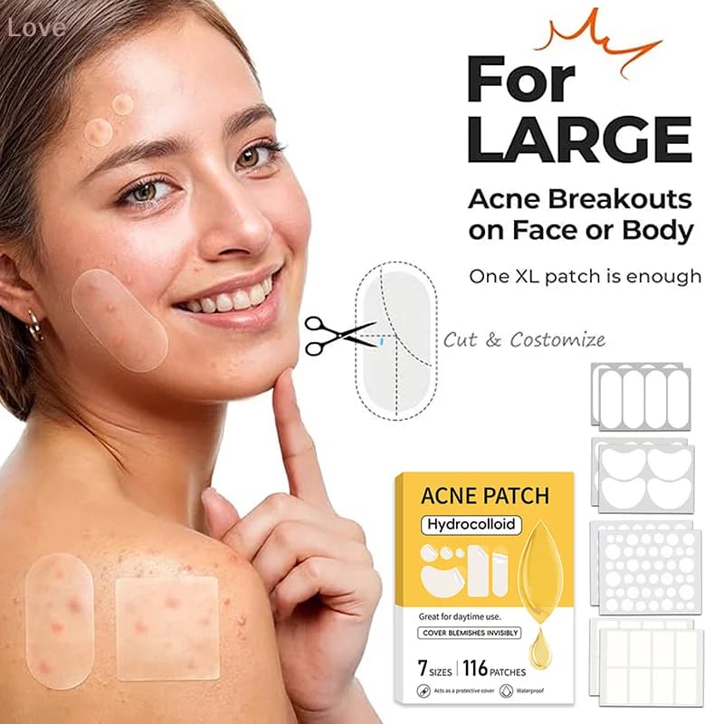 116 invisible patches for acne repair - spots for removal of pimple marks concealer beauty makeup tool for facial imperfections care