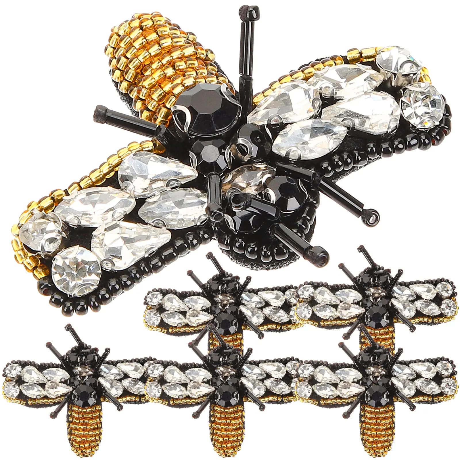 6 Pezzi Applicazioni in Strass a Forma di Animale, Patch Fai-da-Te per Abbigliamento, Giacche, Cappelli, Borse, Zaini, Decorazioni e Riparazioni