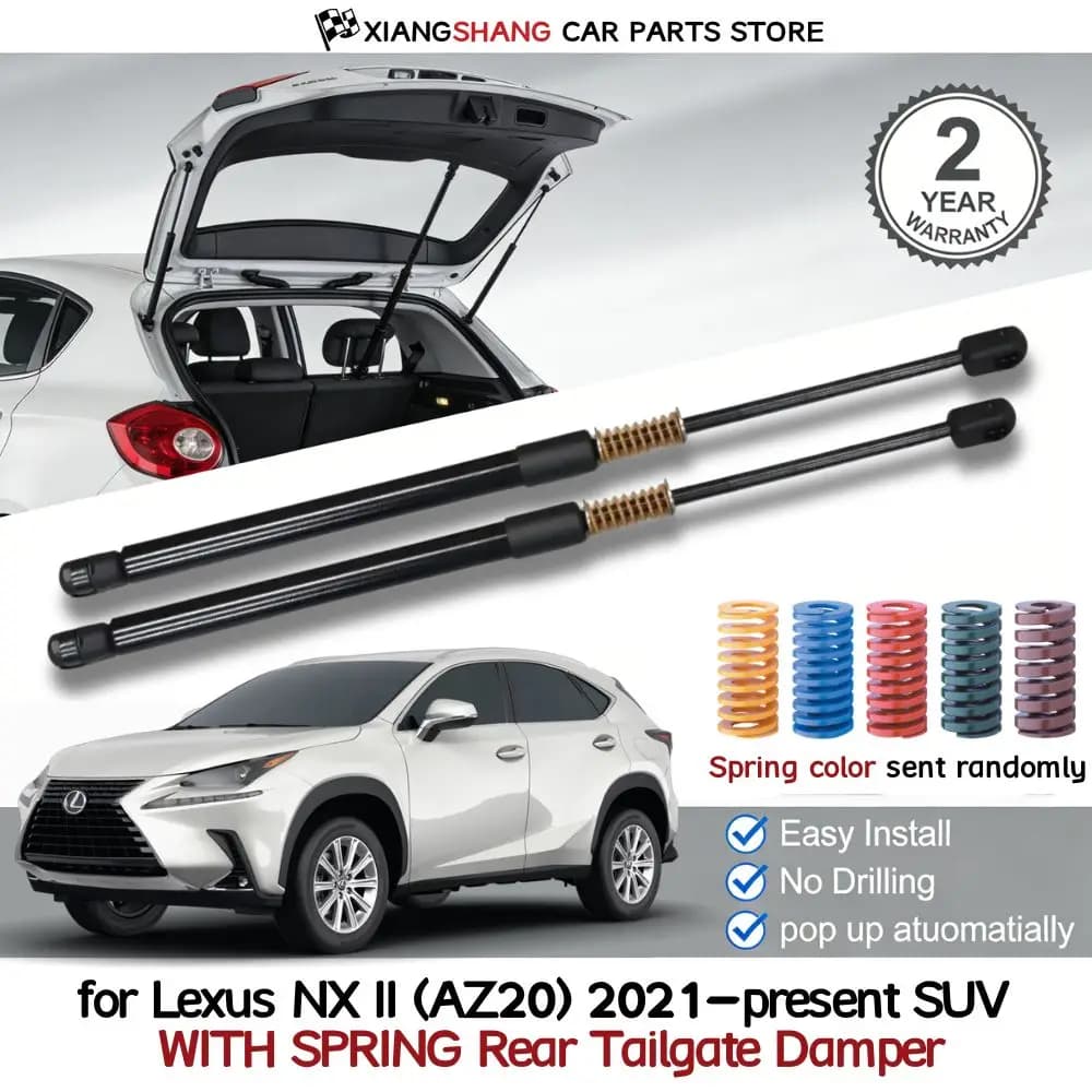 2 Pezzi Ammortizzatori a Gas Posteriori con Apertura Automatica per Lexus NX II (AZ20) 2021-presente SUV Senza Portellone Elettrico