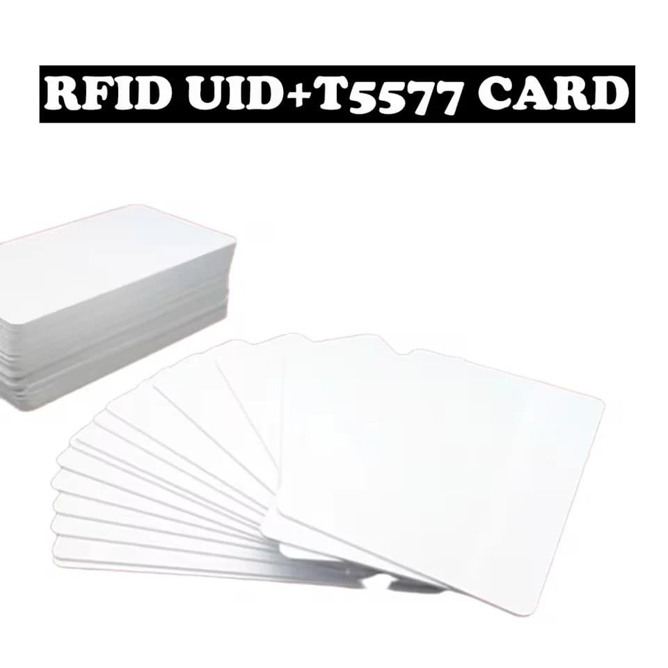 Badge Smart Card Dual Chip IC ID 125Khz Riscrivibile, Tag RFID Modificabile 13.56Mhz, Token NFC Clone UID, Copia T5577 EM4305 Proximity