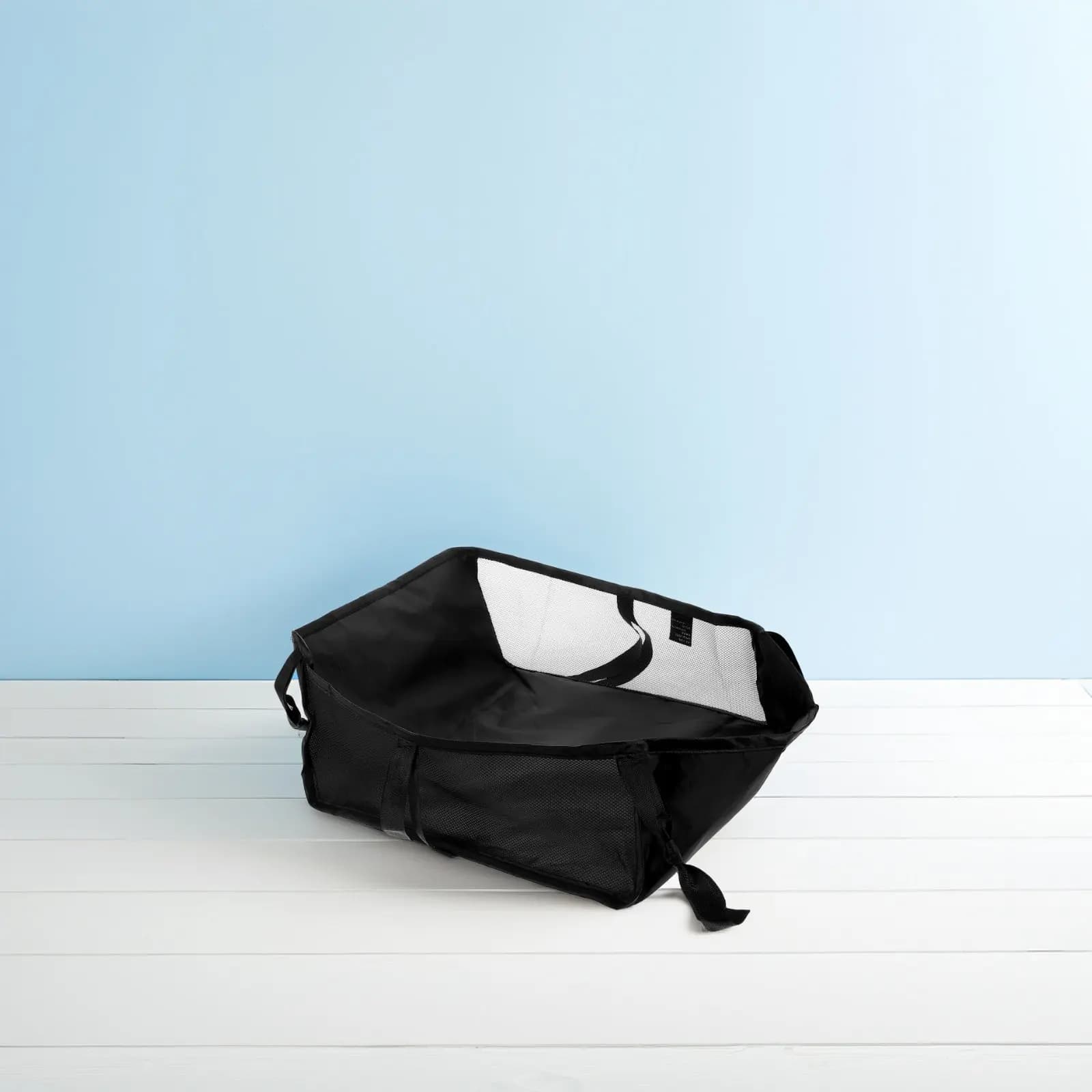 Borsa portaoggetti universale per passeggino, organizer in rete da montare sul fondo per carrozzina, passeggino, carrello della spesa, portatile