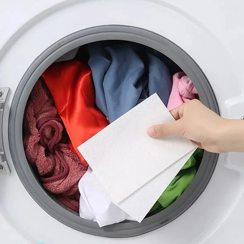 50 Pezzi/Sacchetto Foglietti per Bucato Anti-Macchia, Anti-Confusione Colore, Accessori per il Lavaggio