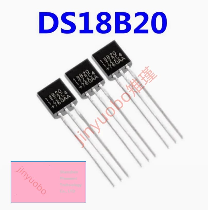 10-100PCS Nuovo DS18B20 chip programmabile termometro digitale/sensore di temperatura Acquisizione di temperatura TO-92