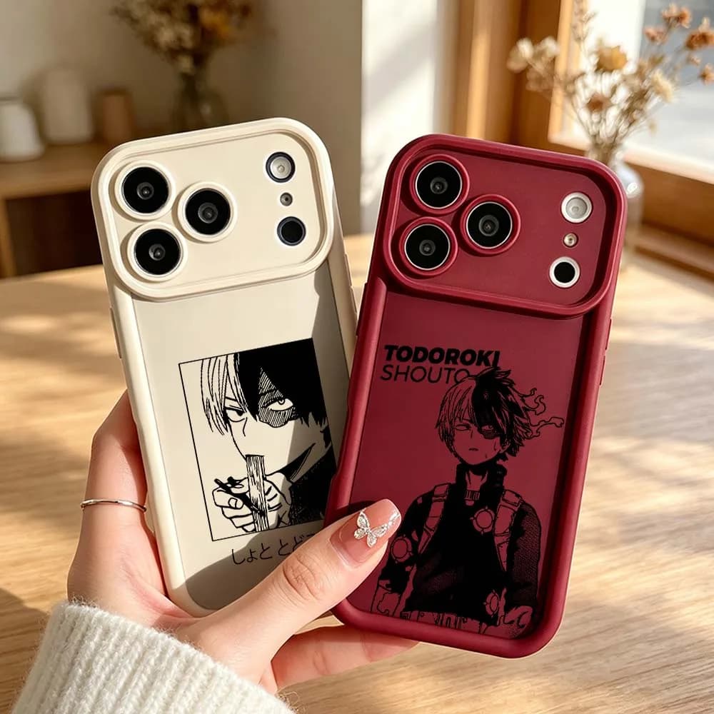 Shoto Todoroki For Apple iPhone 17 Air 16 16E15 14 13 12 11 X XR Pro Max Eye Ladder Phone Case Cover
