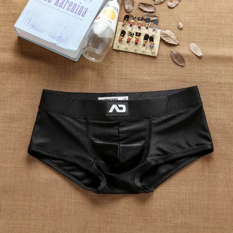 Moda nuova biancheria intima da uomo invernale a vita bassa spazzolata boxer per giovaniadpj-05