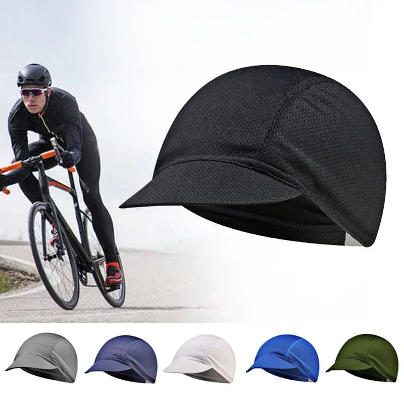 Nuovo berretto da ciclismo cappello da bicicletta con visiera protezione UV protezione solare copricapo per uomo donna berretto da bici da strada fodera per casco