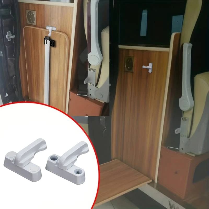 2PCS Caravan Folding Table Outdoor Table Edge Hook Table clamp Durable ABS Table Paper Buckle shaped T Clip Locking Accessories for campers