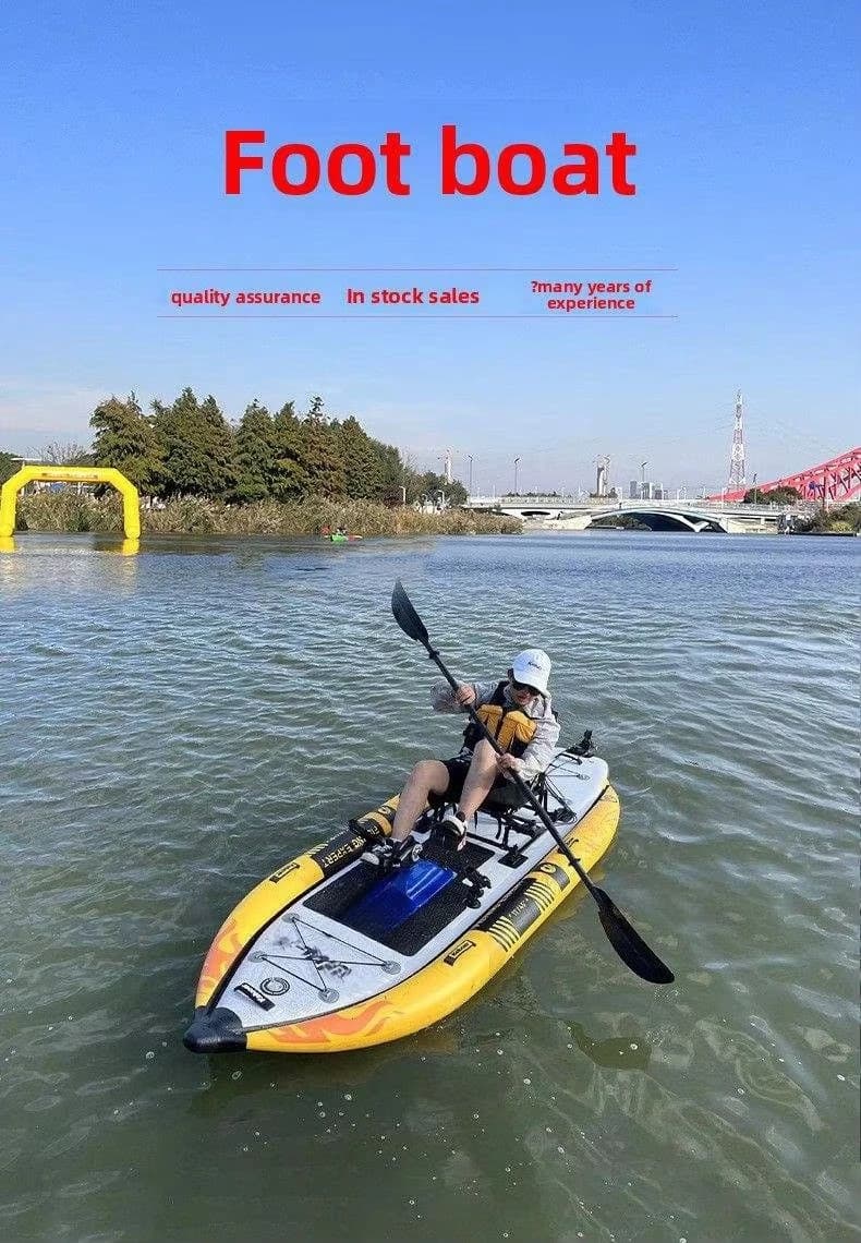 Kayak da pesca Sup Isup Stand Up Paddle Board Pedale Drive Gonfiabile Piede in plastica Sistema di elica Accessori Hobie Traino in PVC
