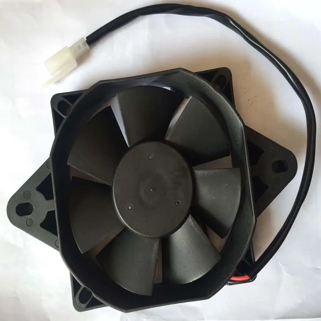 Ventola di raffreddamento del radiatore elettrico da corsa quadrata per moto 250 UTV Quad Buggy