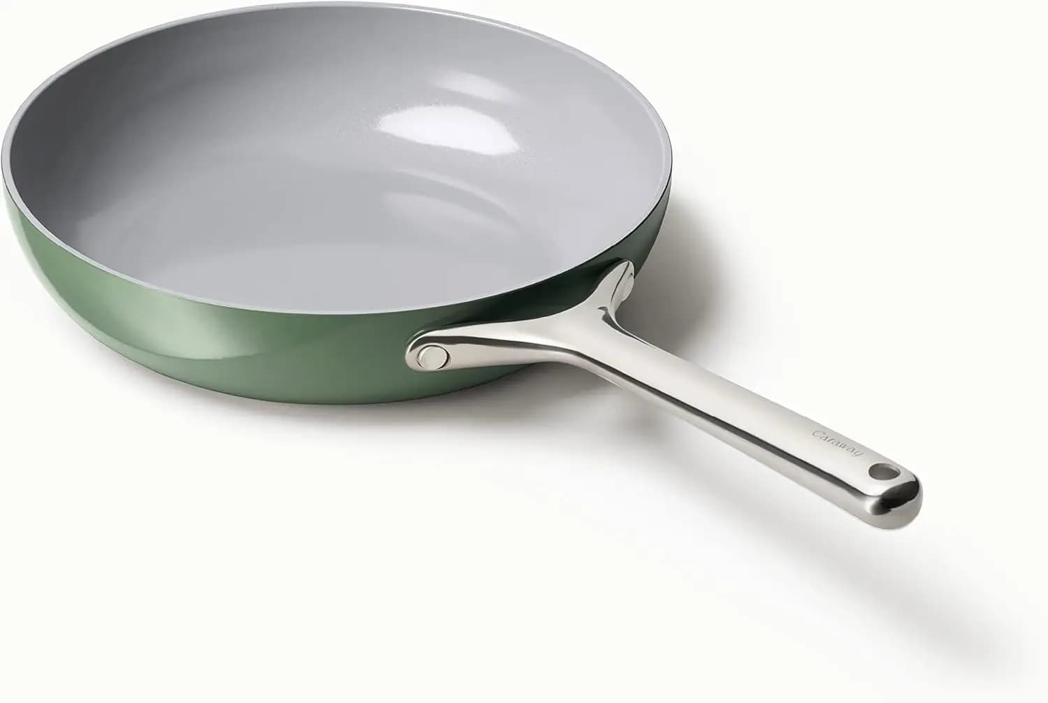 Padella Antiaderente in Ceramica (2,7 qt, 10,5") - Non Tossica, Senza PTFE e PFOA - Adatta al Forno e Compatibile con Tutti i Piani Cottura (Gas, Elettrico)