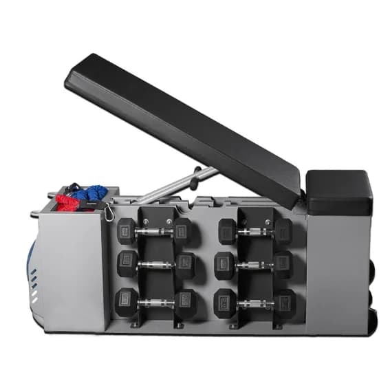 Weight bench with holder, Adjustable, Multifunctional, for Fitness and Kettlebell