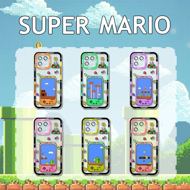 Cover in Silicone Morbido Super M-Mario per Xiaomi Mi 15T 12T 14T 13T 11T Pro Max Xiaomi 17 Ultra 15 14 13 12 11 Lite 5G NE