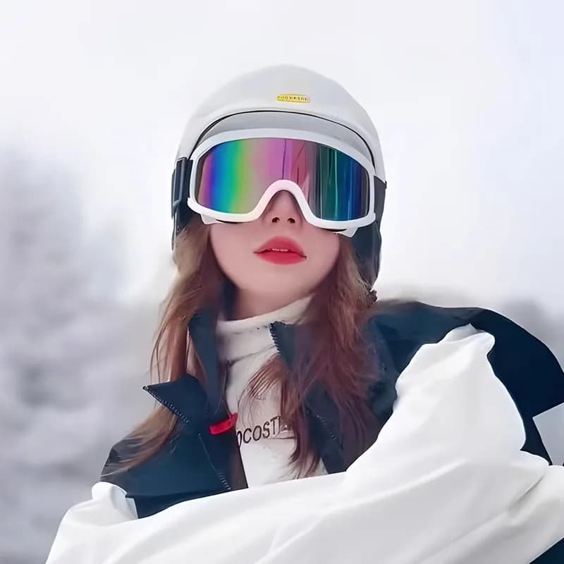 Nuovi occhiali da sci unisex antiappannamento Protezione UV antivento Occhiali da snowboard più votati per uomo Donna Occhiali da ciclismo per moto