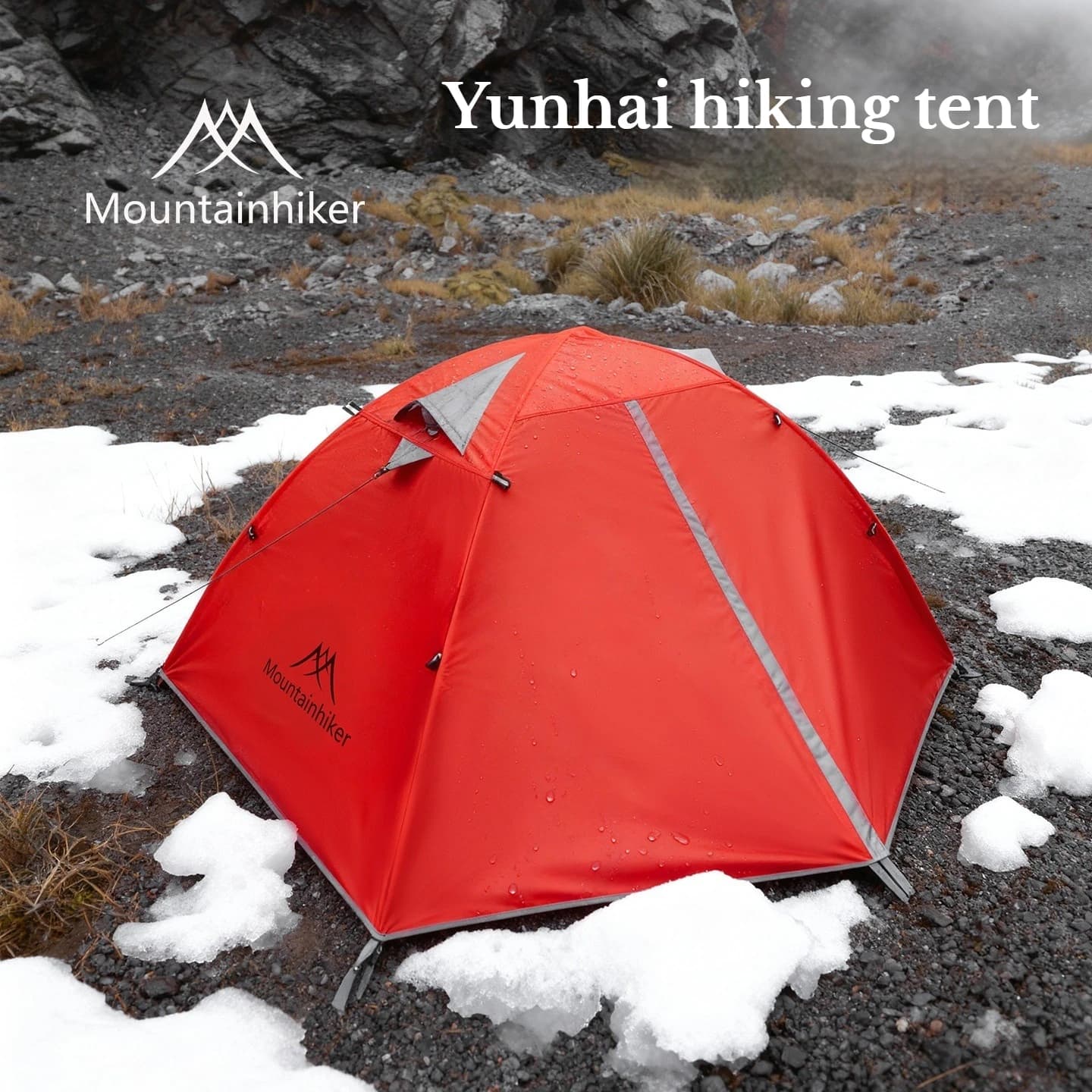 Tenda da Campeggio MOUNTAINHIKER per 2-3 Persone, Impermeabile PU3000+, Ultraleggera e Portatile per Escursionismo e Trekking