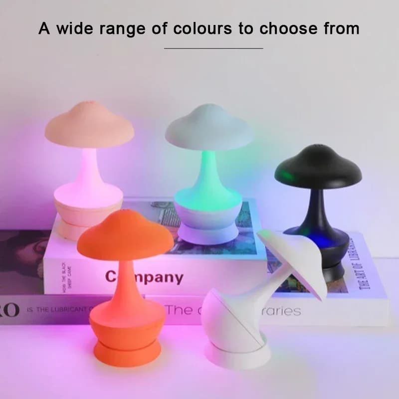 Lampada da tavolo a LED creativa a fungo Atmosfera Decompressione Decorazione da tavolo Luce notturna Camera da letto Soggiorno Lampada da scrivania a LED