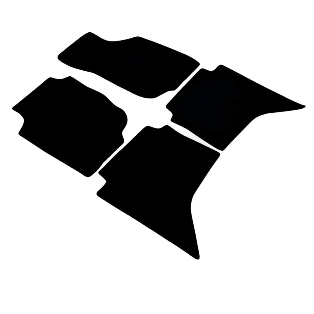 Original car mats for Toyota Hilux from 2004 to 2015 Waterproof black velvet carpets